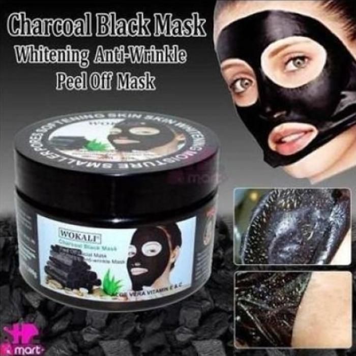 Black Mask Masque Noir a base de charbon pour éliminer l'acné et les points noirs blanchissants 300g