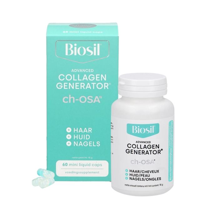 Complément alimentaire - Biosil - Boite 60 Capsules - Vegan - Silice - Collagène