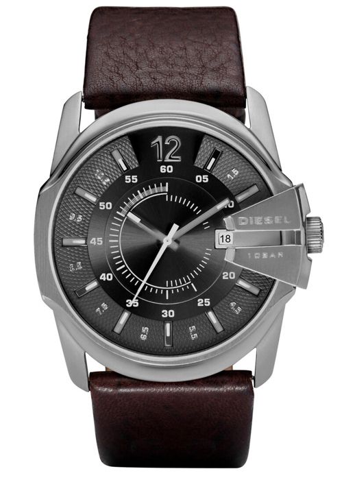 DIESEL Herrklocka DZ1206 Läderarmband