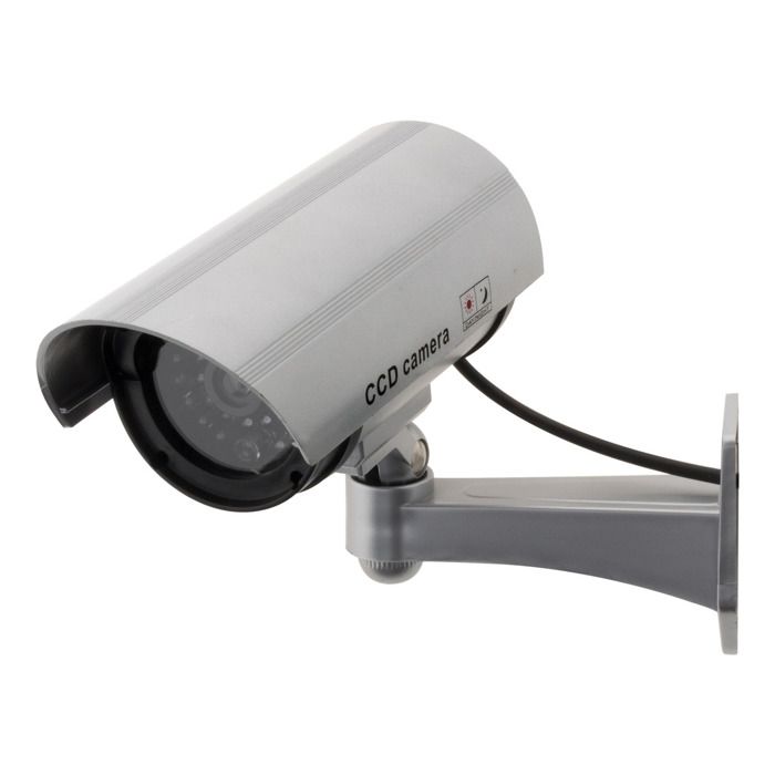 Caméra surveillance factice LED intérieur/extérieur - Otio