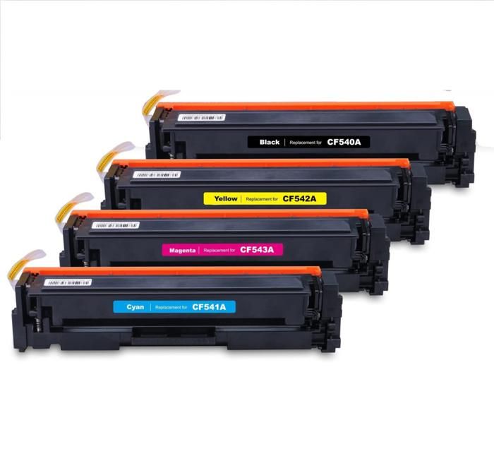 Cartouche de toner Compatible HP Couleur 203A - CF540A CF541A CF542A CF543A