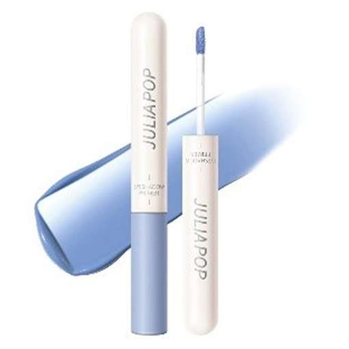 JULIAPOP Base de fard à paupières liquide mat Twilight Canvas 04 Bleu Éclair