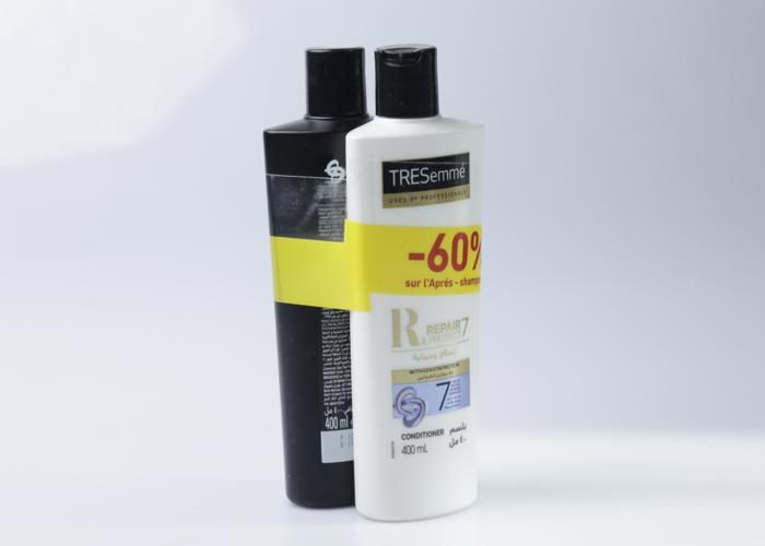 Lot Tresemme 400 ml shampooing repair + après-shampooing à -60%