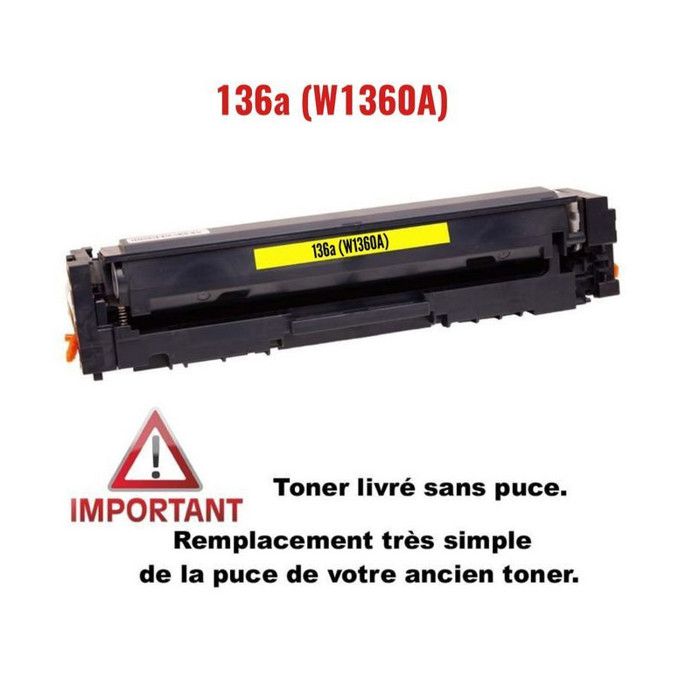 Toner 136a Compatible ( Sans Puce )