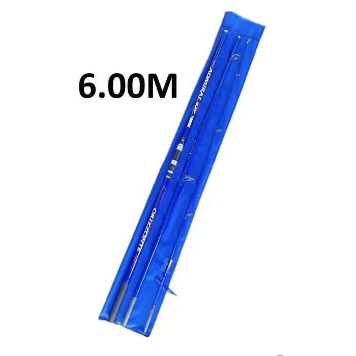 Canne à pêche - CARBOLINO - ADMIRAL - 6.00M - 100% carbone - Surfcasting max 250g