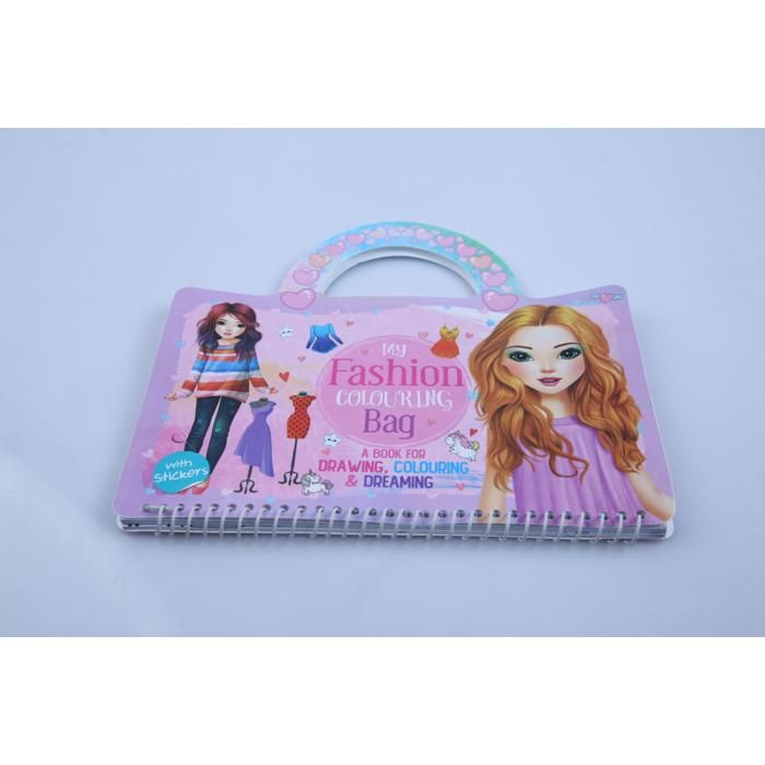 Sac de coloriage - GENERIC - My Fashion - Dessins à colorier - Pour enfants - Créativité