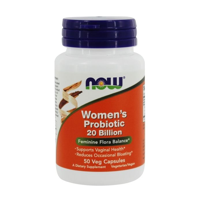 NOW FOODS Women's Probiotic 20 Billion (Probiotique pour les femmes) 50 Gélules Végétariennes