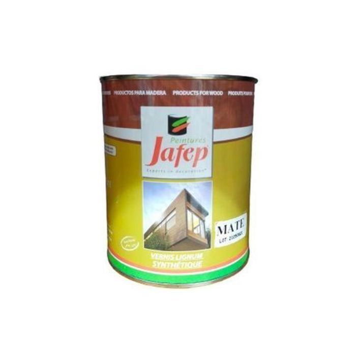 Jafep Vernis Mate Transparent Pour le bois Intérieur et extérieur 750ML