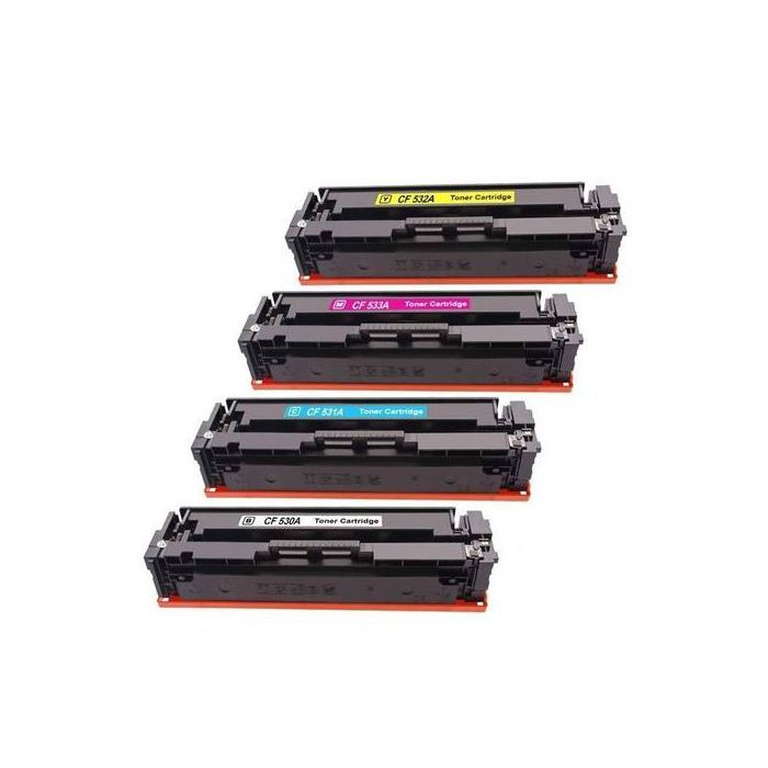 Pack toner 205A ( CF530A, CF531A, CF532A, CF533A ) - Compatible