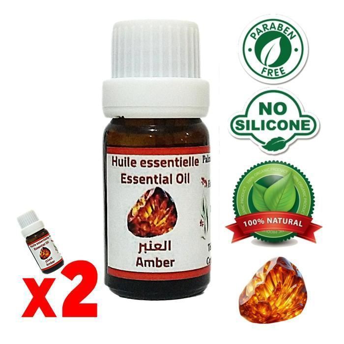 Huile Essentielle d'ambre Essence amber fragrance 100% naturelle 20ml