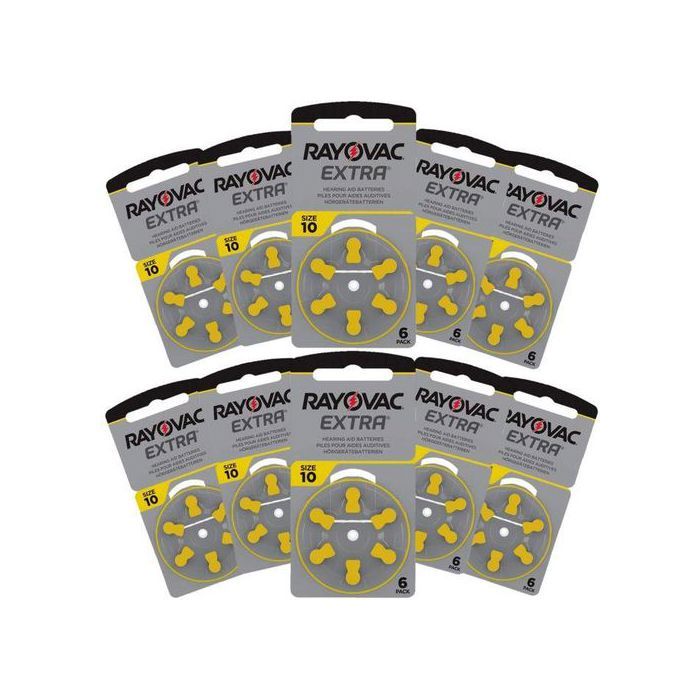Rayovac 60 Piles Auditives 10 // PR70