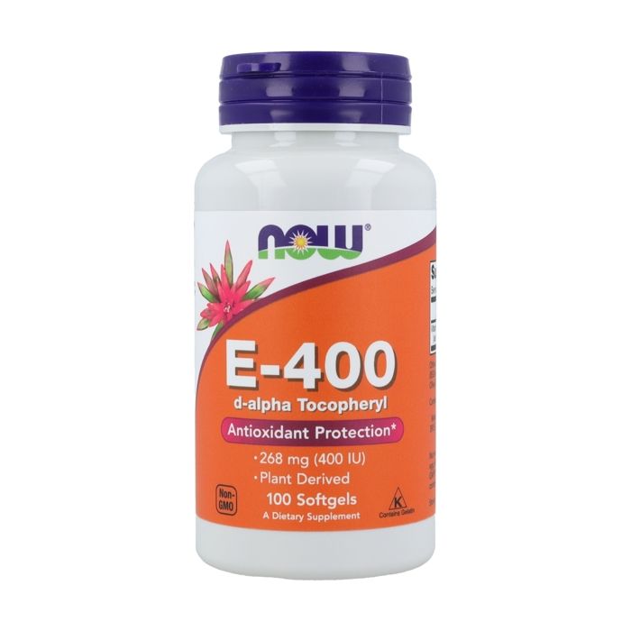 Compléments alimentaires E 400 IU 100 Mcg BI4123 , NOW Foods,