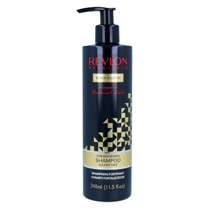 Revlon Real Black Seed Strength Shampooing 340 ml