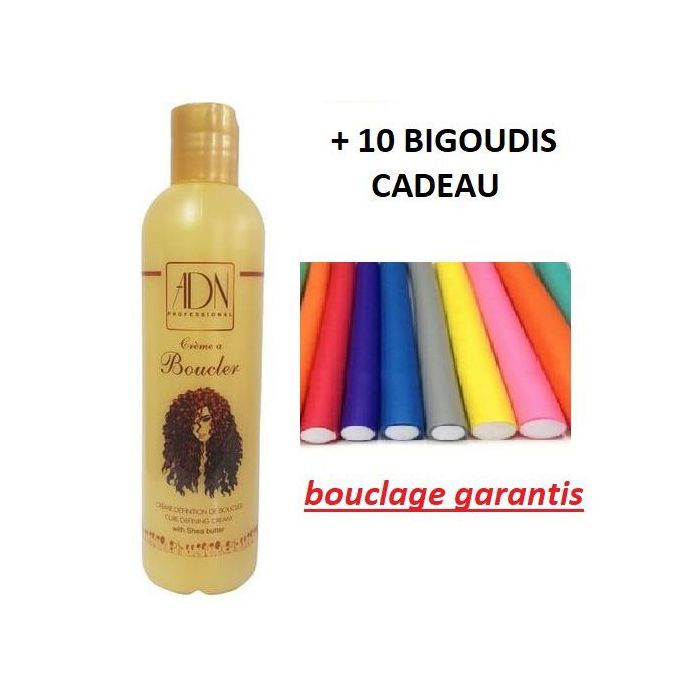Crème pour cheveux - ADN - Boucles - Beurre de karité - Anti-frisottis - Nourrissante