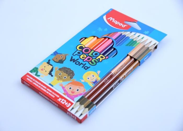12 COLOR SPEPS CRAYON COULEUR DUO X12+3 DUO