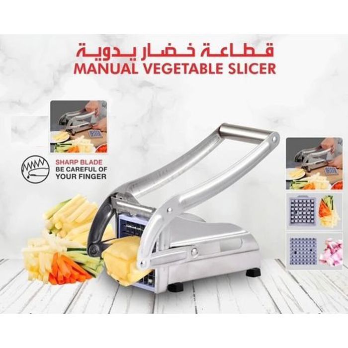 Trancheuse pommes de terre, Potato-chipper en acier inoxydable Outils de cuisine