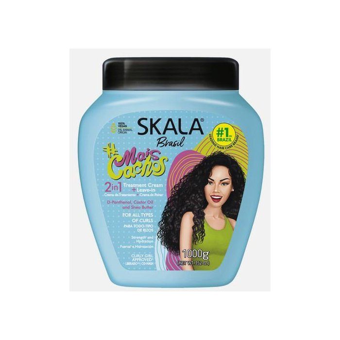 Crème Bouclante - Skala - Mais Cachos - 2en1 - 1000 g - Vegan et sans sulfates