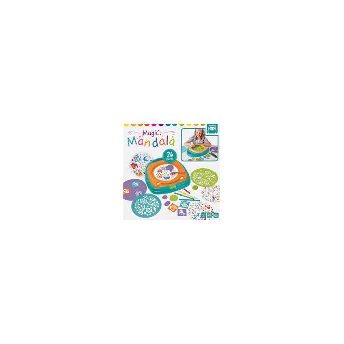 Coffret créatif - EUREKAKIDS - Mandala - 27 pièces - Stimule créativité - Pour enfants à partir de 4 ans