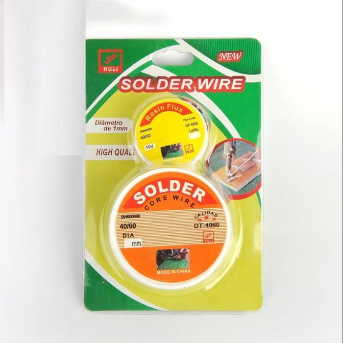 Pack soudure plomb 40/60 1mm et pâte 10g