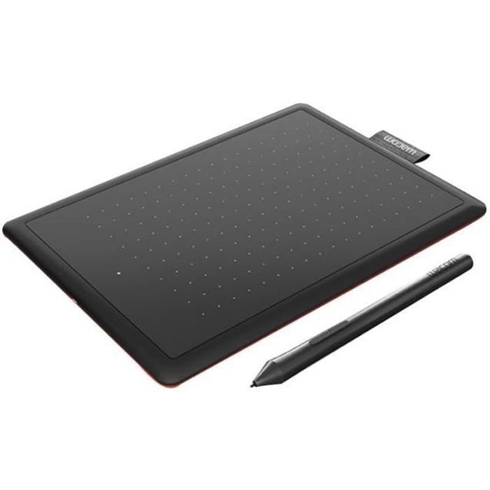 Tablette graphique Wacom Tablette graphique a stylet - 21 centimetres - 1024 niveaux de pression - Noire et Rouge - Windows/Mac OS/C
