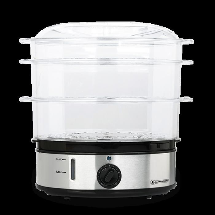 Lamacom Cuiseur Vapeur Electrique 3 étages - 800W Look-in