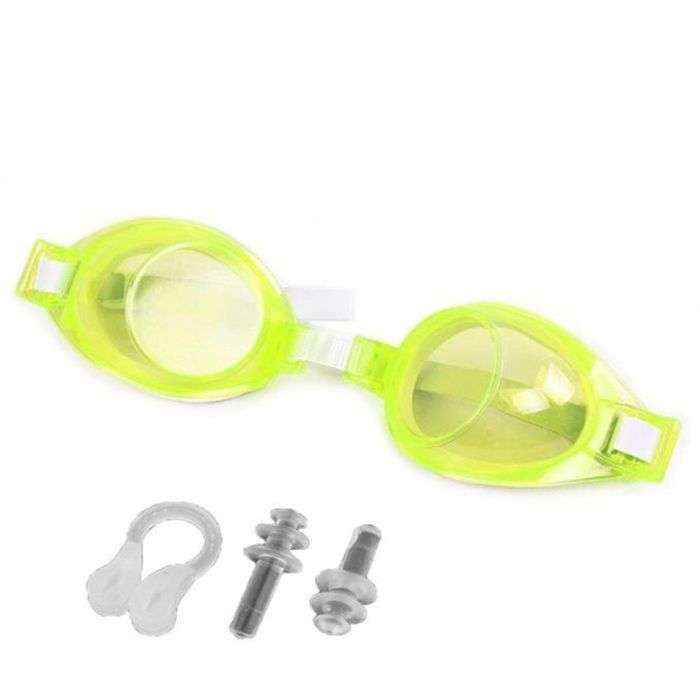 Lunettes de Natation Réglables - Avec Bouchons d'Oreilles et de Nez