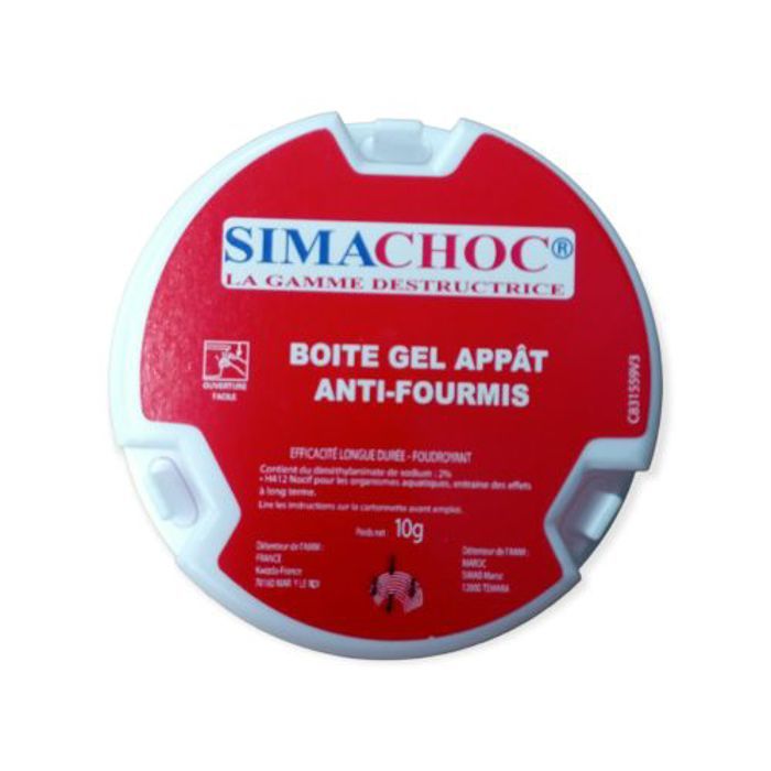 Simachoc 3 boite gel appât aniti-fourmis