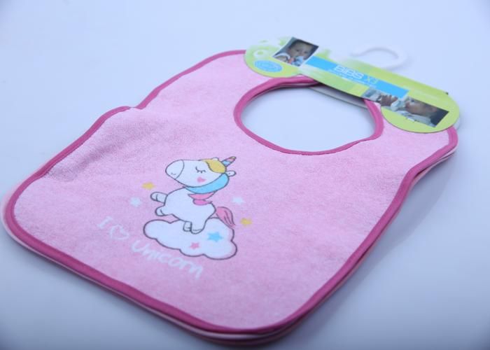 3 bavoirs scratch dos PEVA fille licorne - LS7820K3