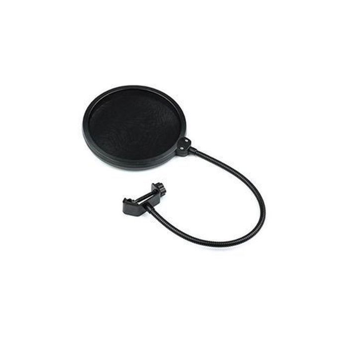 Filtre anti pop - Noir - Flexible - Double couche - Support 360° - Installation facile