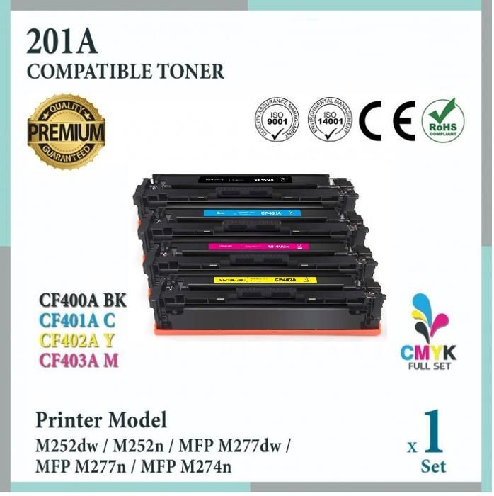 Cartouche de toner Compatible HP Couleur 201A - CF400A CF401A CF402A CF403A