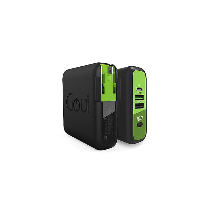 Goui Mbala Chargeur Sans Fil +Powerbank 8000 mAh Qi + Chargeur mural