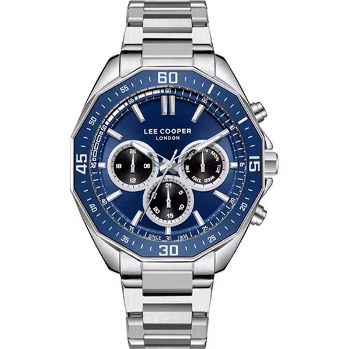 Montre - Lee Cooper - LC08021.390 - Bracelet doré - Cadran noir - Style chic