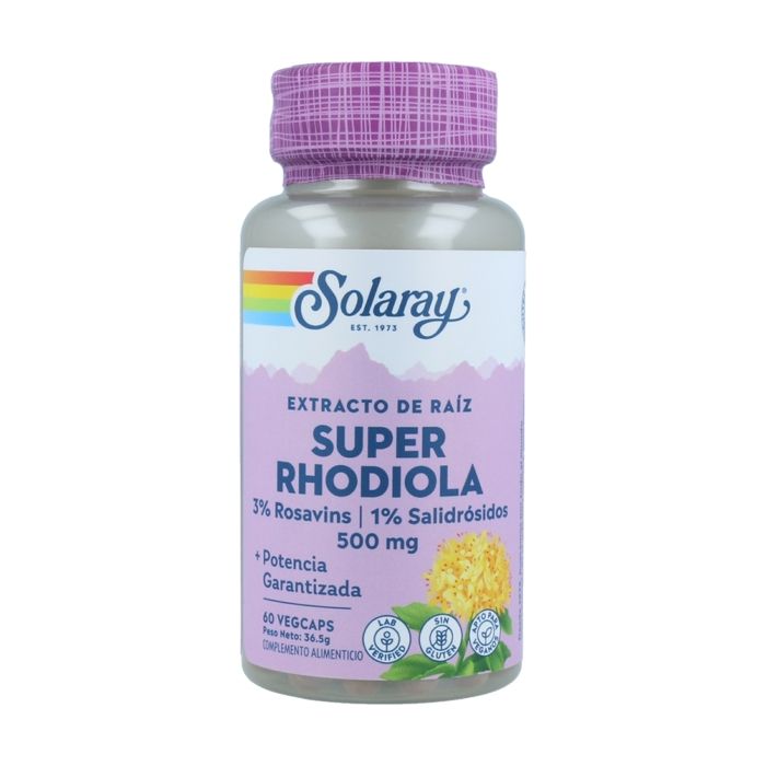 SOLARAY SUPER RHODIOLA 60 CAPSULAS