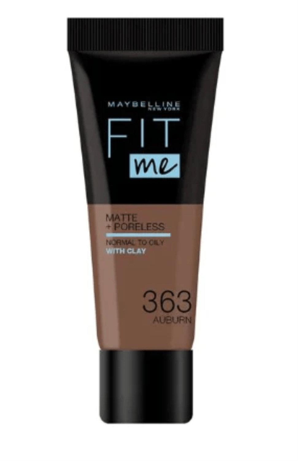 Maybelline - Fond de teint fluide - Fit Me Matte & Poreless - Peaux normales à grasse - 363 AUBURN - 30 ml
