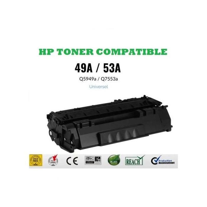 Cartouche de toner compatible HP 49A / 53A /Q7553A / Q5949A Universal
