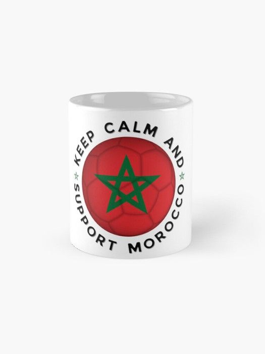 Gardez votre calme et soutenez le Maroc Mug classique
