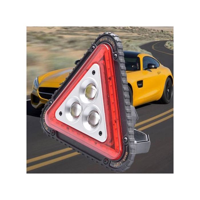 Projecteur de triangle d'avertissement usb led pour voiture