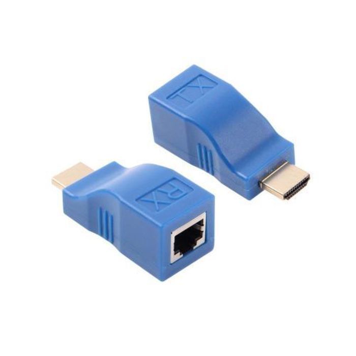 Amplificateur Adaptateur d'extension HDMI vers RJ45 récepteur + transmetteur 30 m