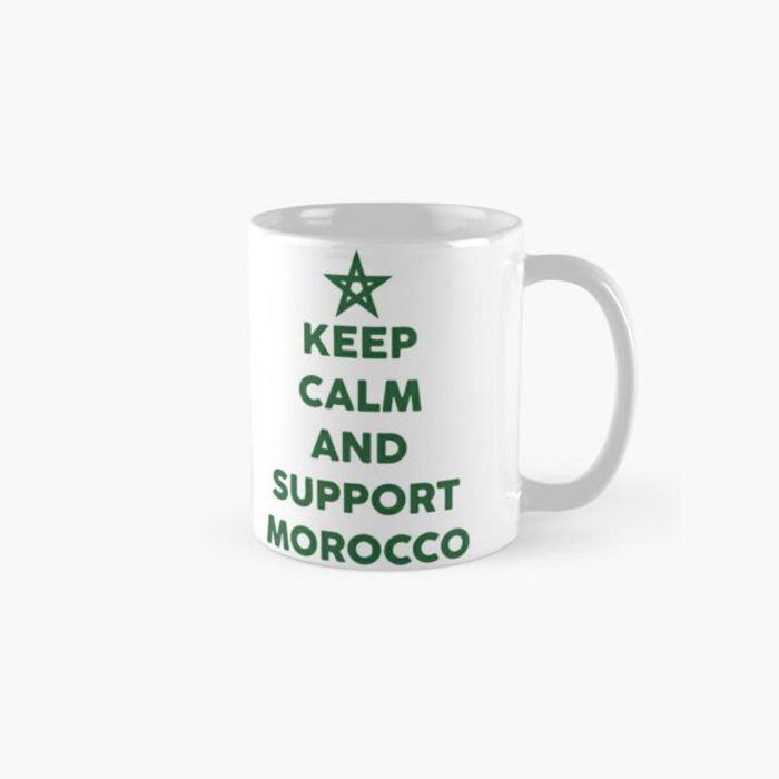 Gardez votre calme et soutenez le Maroc Mug classique