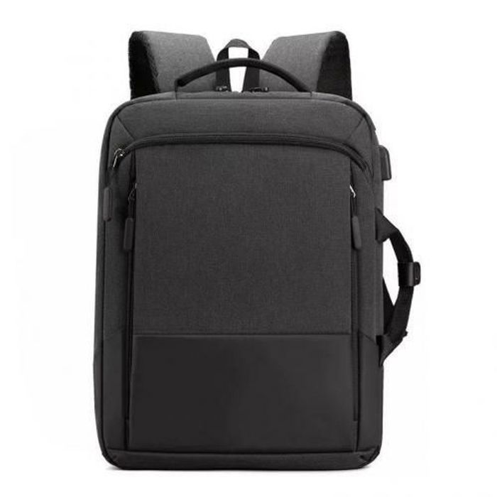 Sac à dos d'affaire multifonctionnel, cartable de voyage pour ordinateur,Noir