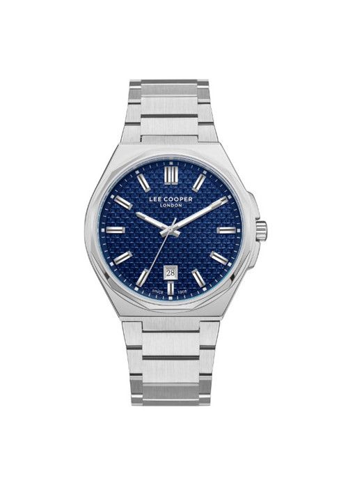 Montre - Lee Cooper - LC08031.390 - Boîtier gris métal - Étanchéité 5 ATM - Cadran analogique gris