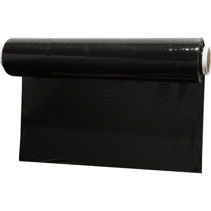 Roulette de film plastique disponible NOIRE 2KG pour l'embaumement