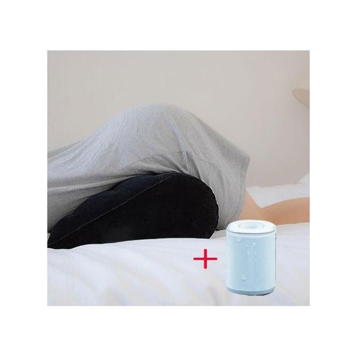 Coussin gonflable triangulaire pour le corps+ Pompe à air portable