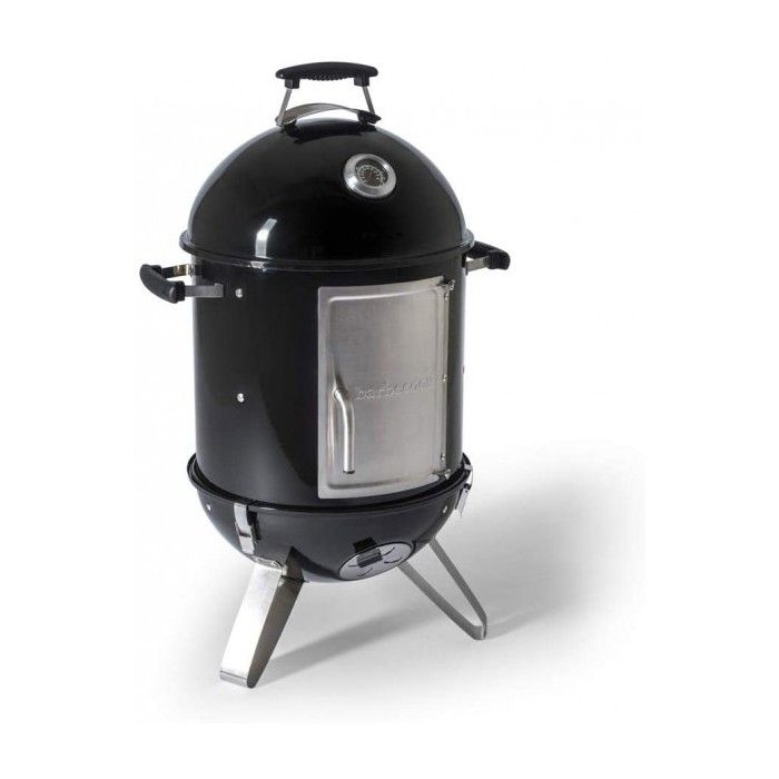Barbecue Fumoir - BARBECOOK - OSKAR S - Acier Émaillé - 40 cm Surface de Cuisson - Polyvalent