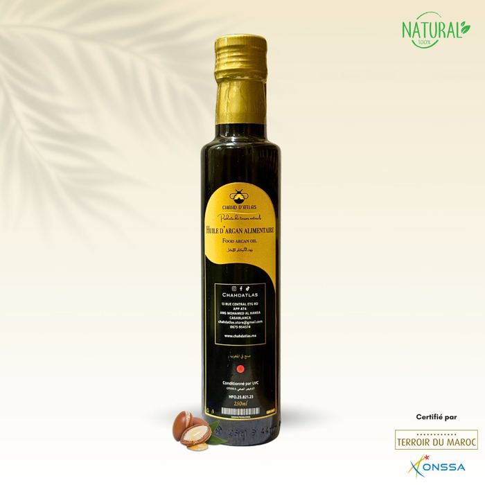 Huile d’argan alimentaire