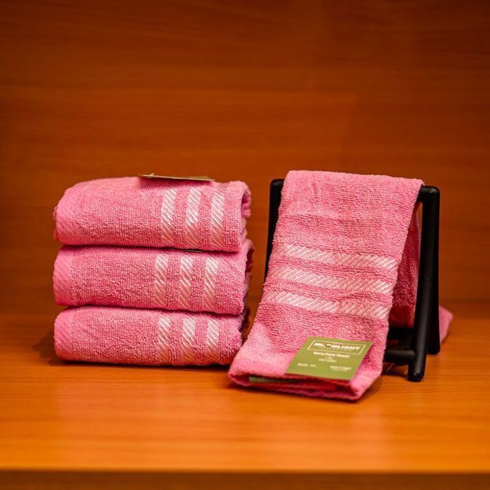 Moonlight pack 3 serviettes de bain 50x30 fushia
