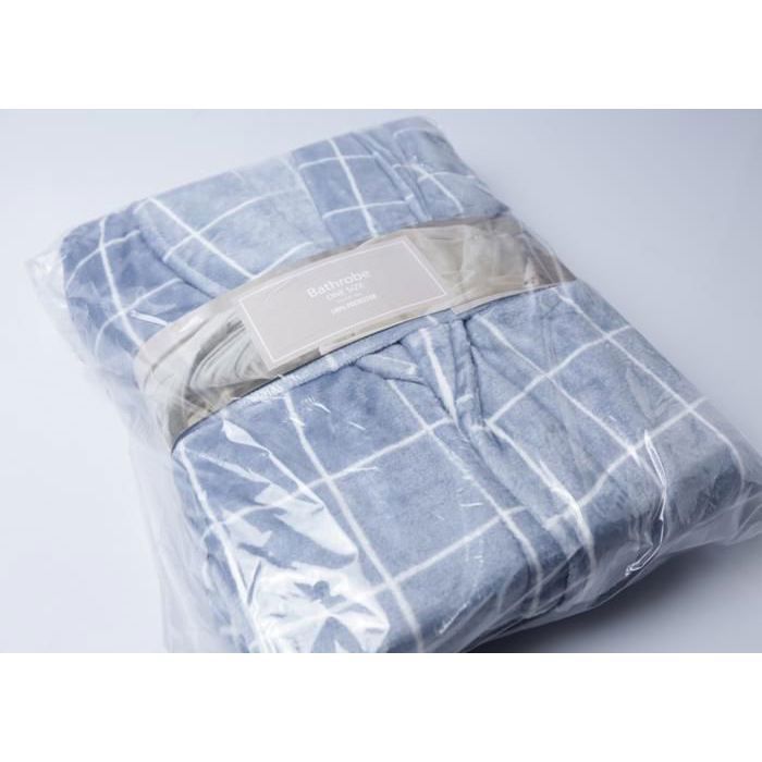 Peignoir Imprimé Super Doux 100% Poly  "Couleur aléatoire"