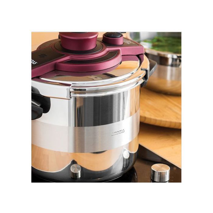 Autocuiseur - Amboss - Amethyst Matic - 5 LT - Acier inoxydable - Poignées non chauffantes