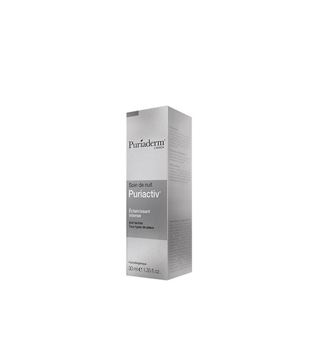 Puriaderm Puriactiv Crème de nuit Soin éclaircissant de nuit intense