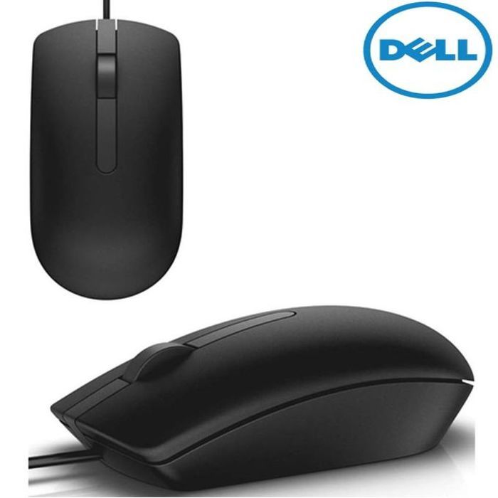 DELL MS116 souris filaire avec Fil 1,8 m optique capteur LED 1000 DPI super Confort